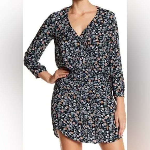 VERONICA BEARD SILK MINI DRESS